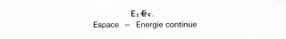 Espace Energide Continue