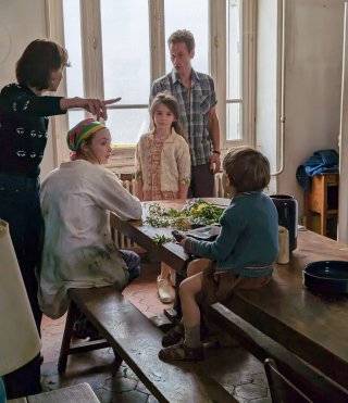 Céline Salette dirige les acteurs